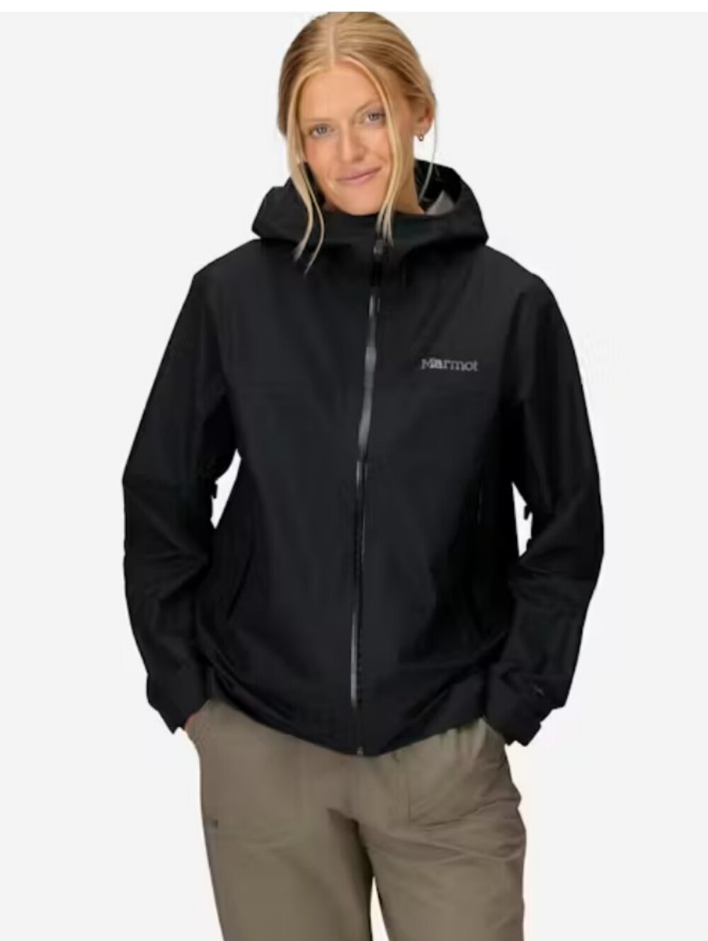 New MARMOT Minimalist Pertex Rain Snow Jacket Black Size Small NWT